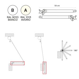 3. Braccetti plastica - montaggio