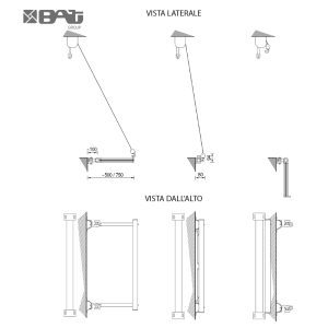 4. Kit braccetti snodo BAT - schema